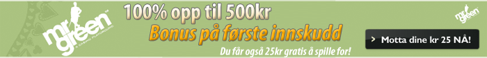 Få din bonus hos Mr Green!