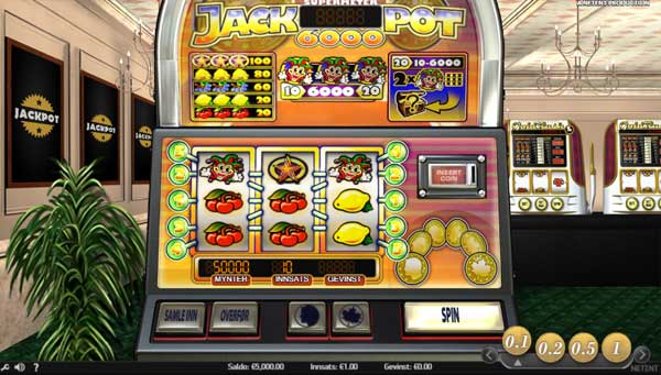 Jackpot 6000 spilleautomat